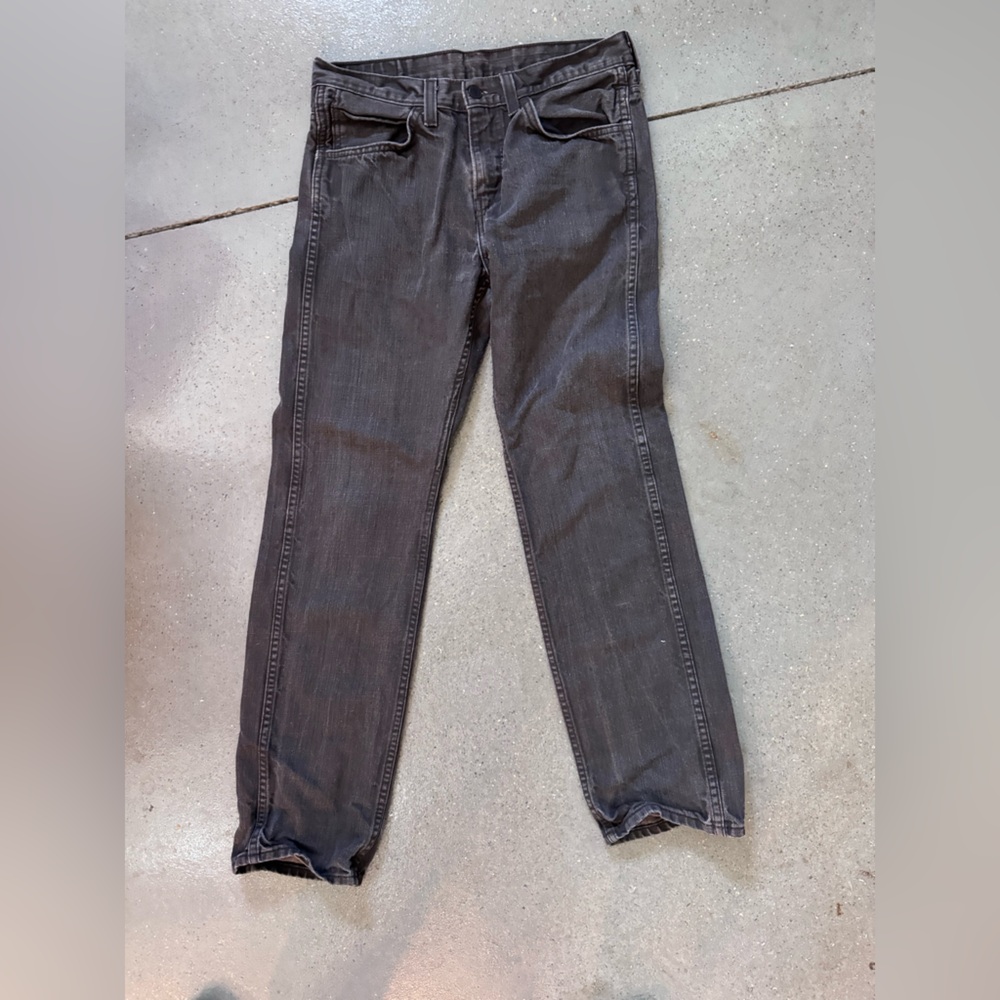 Levi's Men's Charcoal 513 Jeans